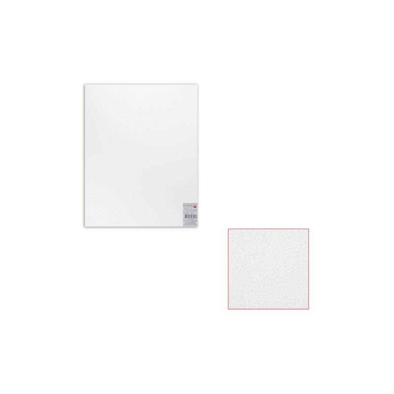ПОДОЛЬСК-АРТ-ЦЕНТР Белый картон грунтованный для живописи, 40х50 см, толщина 2 мм, акриловый грунт, двусторонний