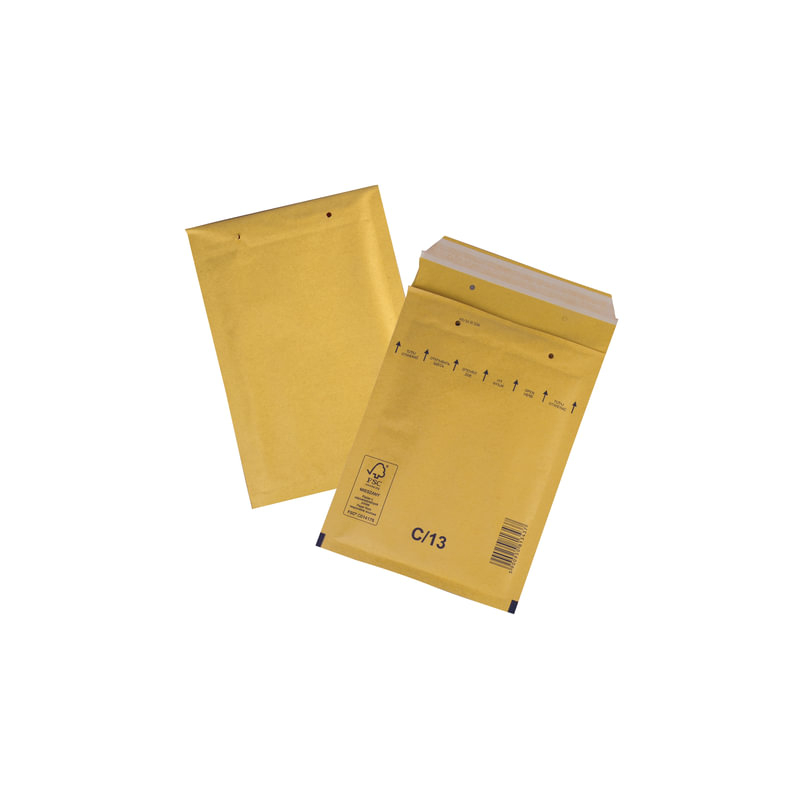 КУРТ Конверт-пакет с прослойкой из пузырчатой пленки, комплект 100 шт., 170х220 мм, отрывная полоса, крафт, коричневый, С/0-G