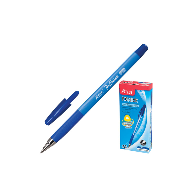 Ручка шариковая Beifa (Бэйфа) "A Plus", корпус синий, узел 1 мм, линия 0,7 мм, синяя, KA124200CS-BL