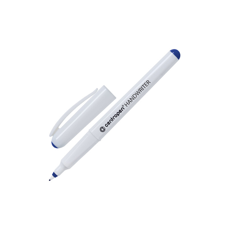 Ручка капиллярная Centropen "Handwriter", трехгранная, толщина письма 0,5 мм, синяя, 4651/1С
