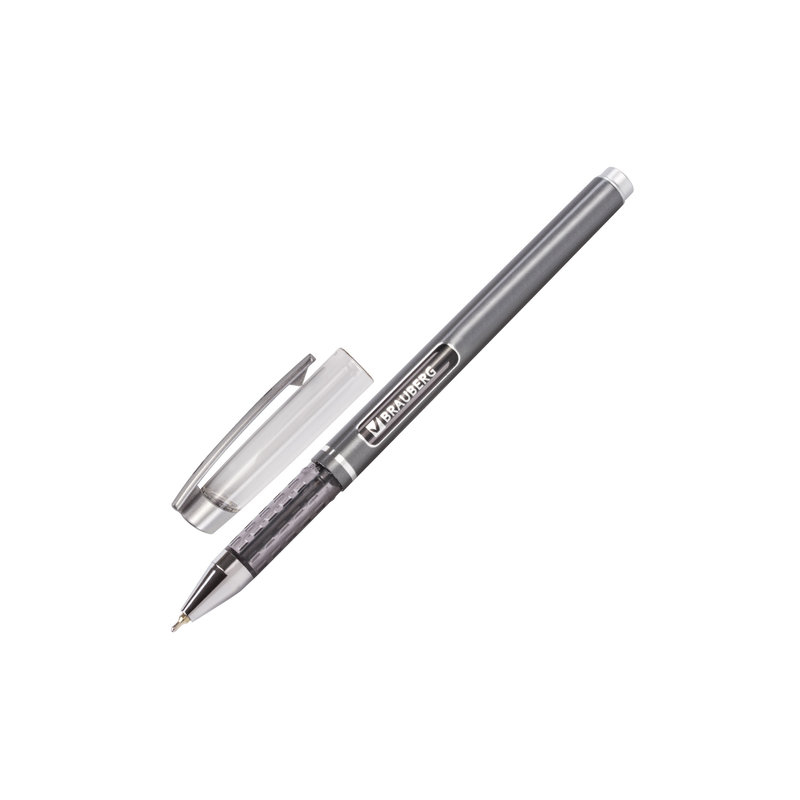 Ручка шариковая масляная BRAUBERG "Choice", корпус с печатью, узел 0,7 мм, линия 0,35 мм, синяя, 142413