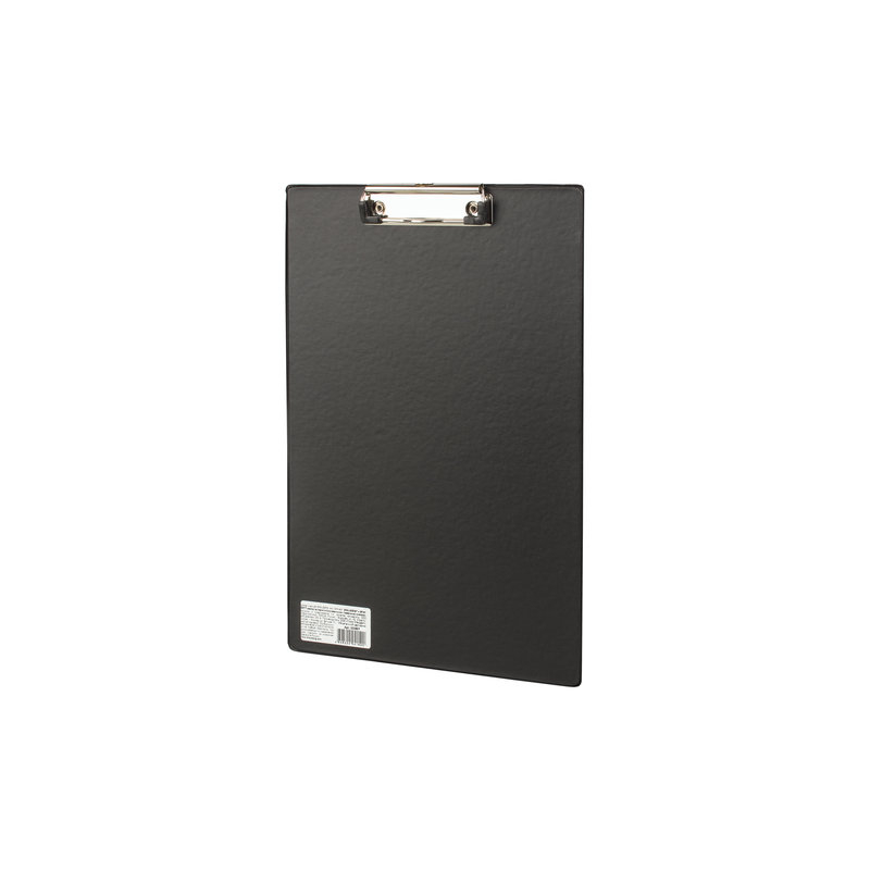 Доска-планшет BRAUBERG "Comfort", с верхним прижимом, А4, 23х35 см, картон/ПВХ, черная, 222657