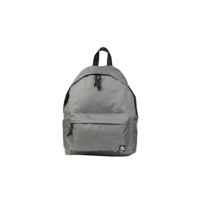 Рюкзак BRAUBERG универсальный, сити-формат, один тон, серый, 20 литров, 41х32х14 см, 225380