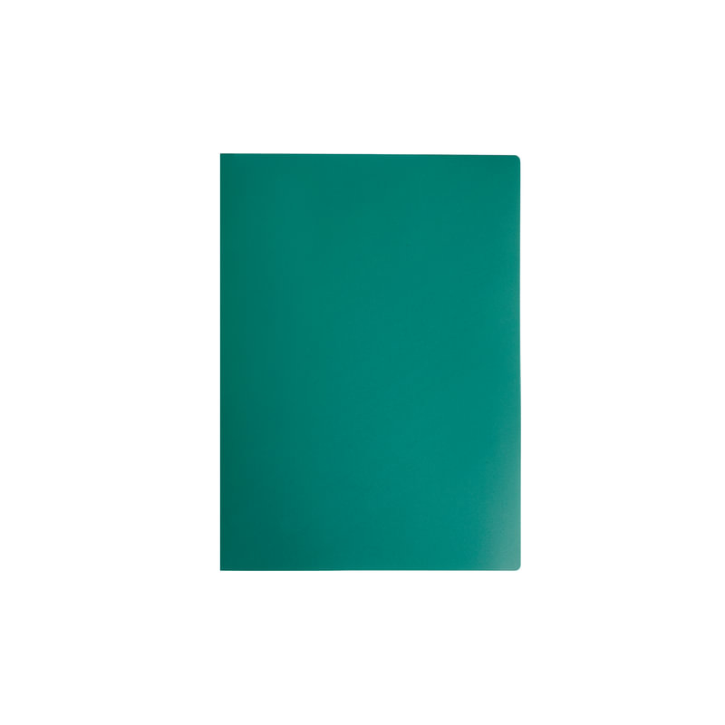 Папка на 2 кольцах STAFF 40 мм, зеленая, до 250 листов, 0,5 мм, 225723