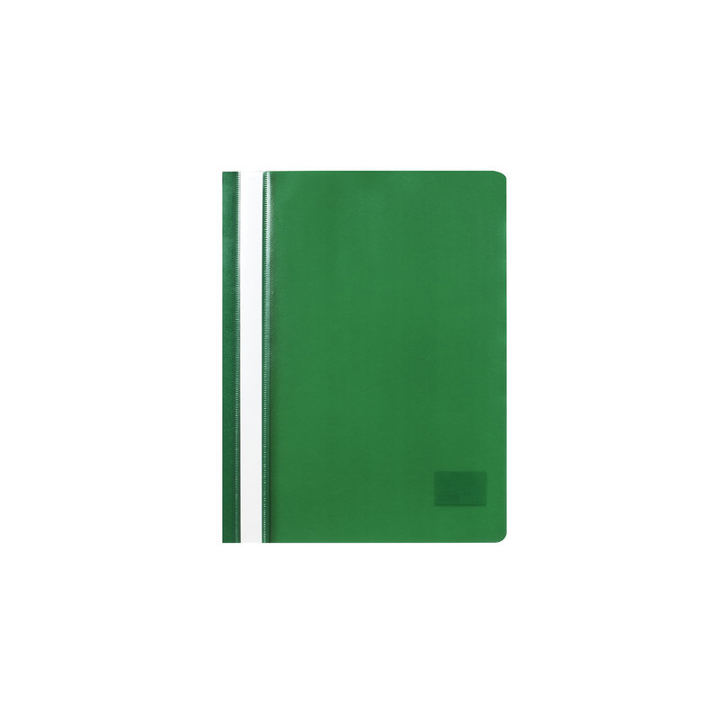 Скоросшиватель пластиковый STAFF А4, 100/120 мкм, зеленый, 225728