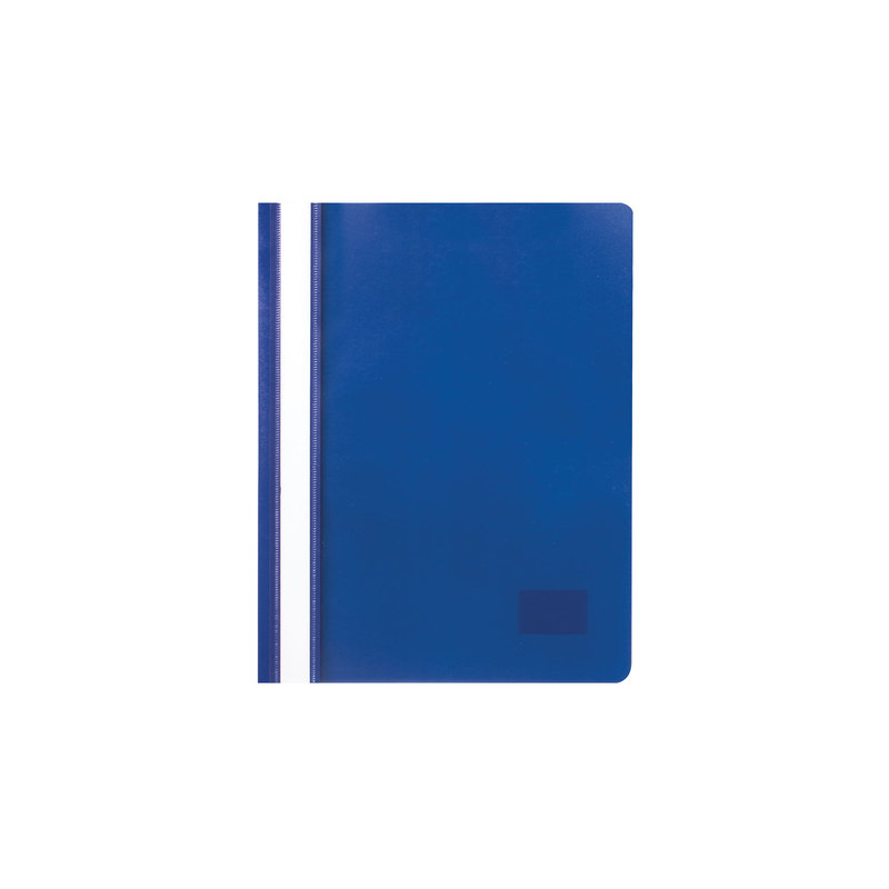 Скоросшиватель пластиковый STAFF А4, 100/120 мкм, синий, 225730