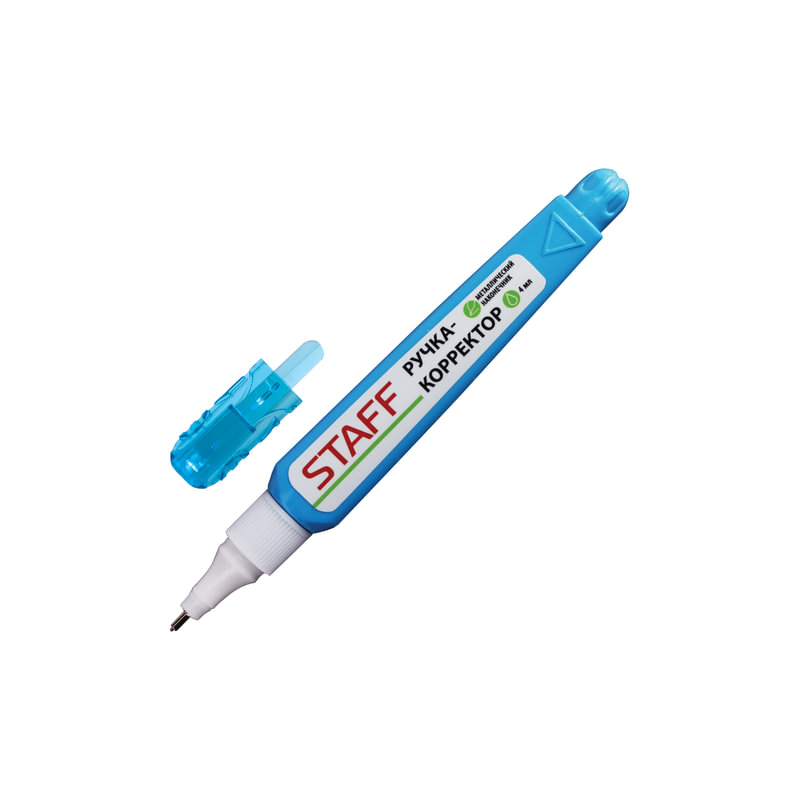 Ручка-корректор STAFF 4 мл, металлический наконечник, 226815