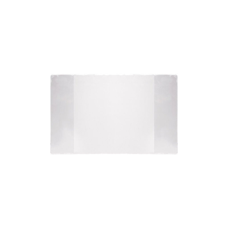 Обложка ПВХ для тетради и дневника ПИФАГОР прозрачная, плотная, 100 мкм, 210х350 мм