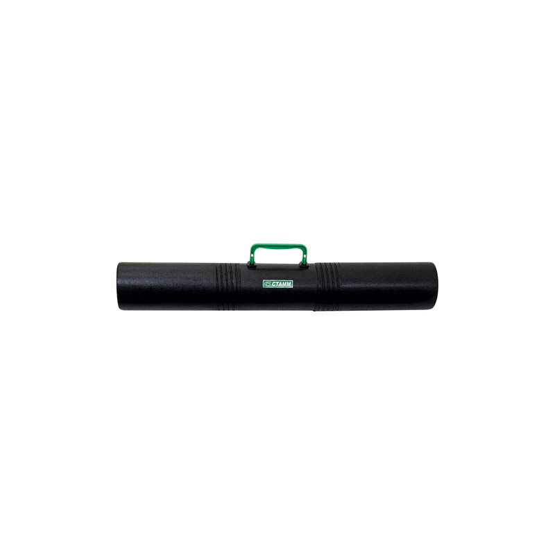 Тубус для чертежей СТАММ 3-х секционный, диаметр 10 см, длина 65 см, А1, черный, с ручкой, ПТ41