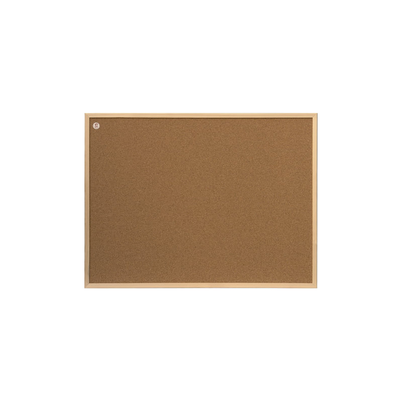 Доска 2x3 пробковая 80x60 см, деревянная рамка, ECO, TC86/C, 236527
