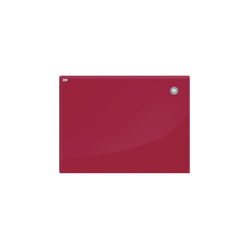 Доска 2x3 стеклянная магнитно-маркерная 60x80 см, красная, OFFICE, TSZ86 R, 236540