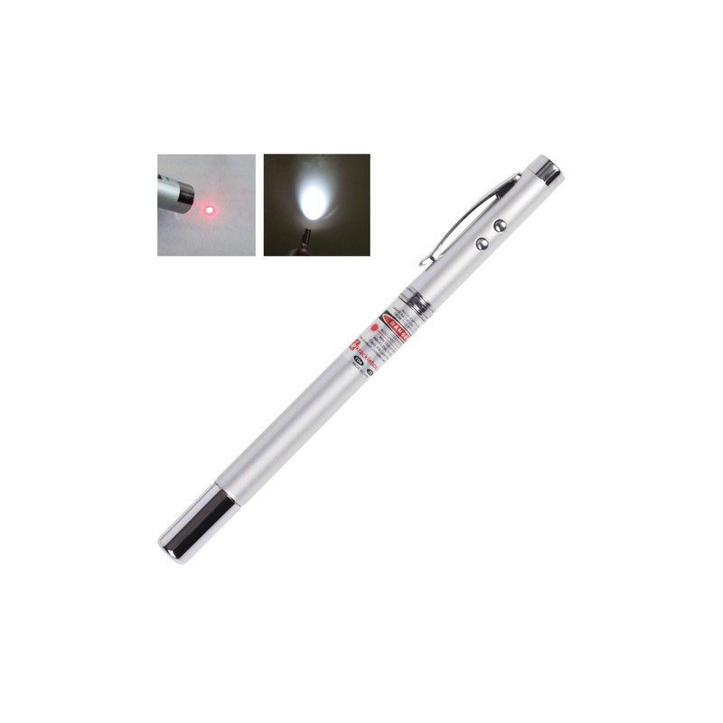 Beifa Указка лазерная, радиус 200 м, красный луч, LED фонарь, указка, магнит, ручка, футляр, TP-RP-18
