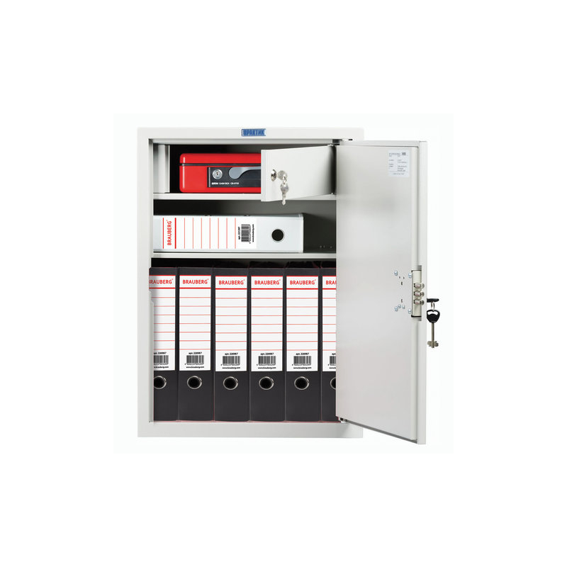 Шкаф металлический для документов ПРАКТИК "SL- 65Т", 630х460х340 мм, 17 кг, сварной, SL-65Т