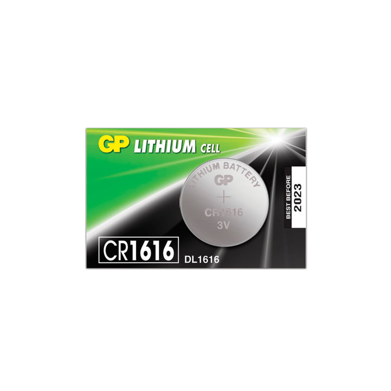 Батарейка GP Lithium, CR1616, литиевая, 1 шт., в блистере (отрывной блок), CR1616RA-7C5