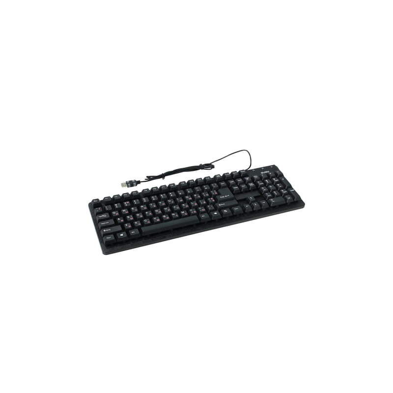 Клавиатура проводная Sven Standard 301, USB, 104 клавиши, чёрная, SV-03100301UB
