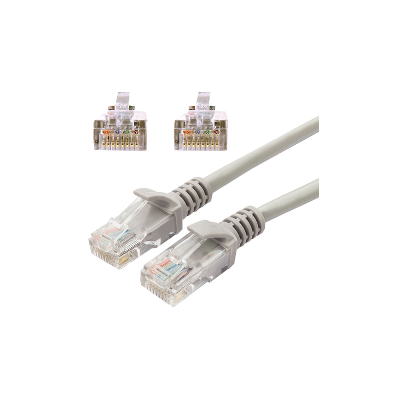 Кабель (патчкорд) UTP 5e категория, RJ-45, 20 м, Cablexpert для подключения по локальной сети LAN, PP12-20M