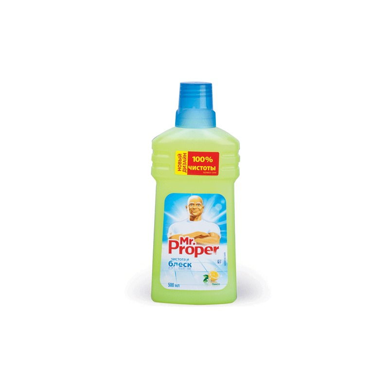 MR. PROPER Средство для мытья пола и стен 500 мл, MR.PROPER (Мистер Пропер) "Лимон"