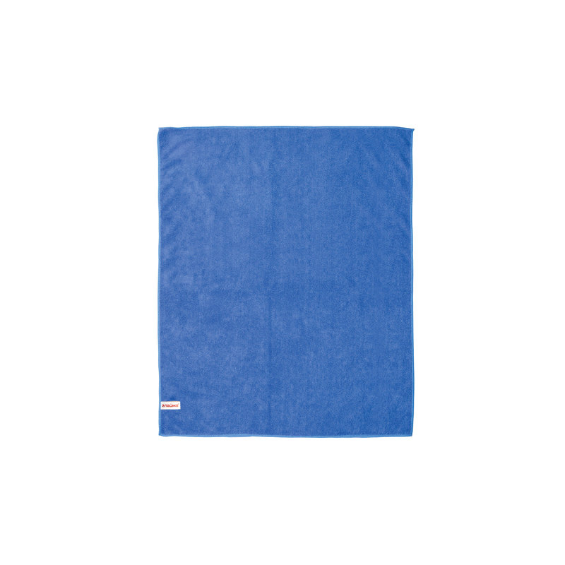 Тряпка для мытья пола ЛАЙМА "Стандарт", плотная микрофибра, 70х80 см, синяя, 601250