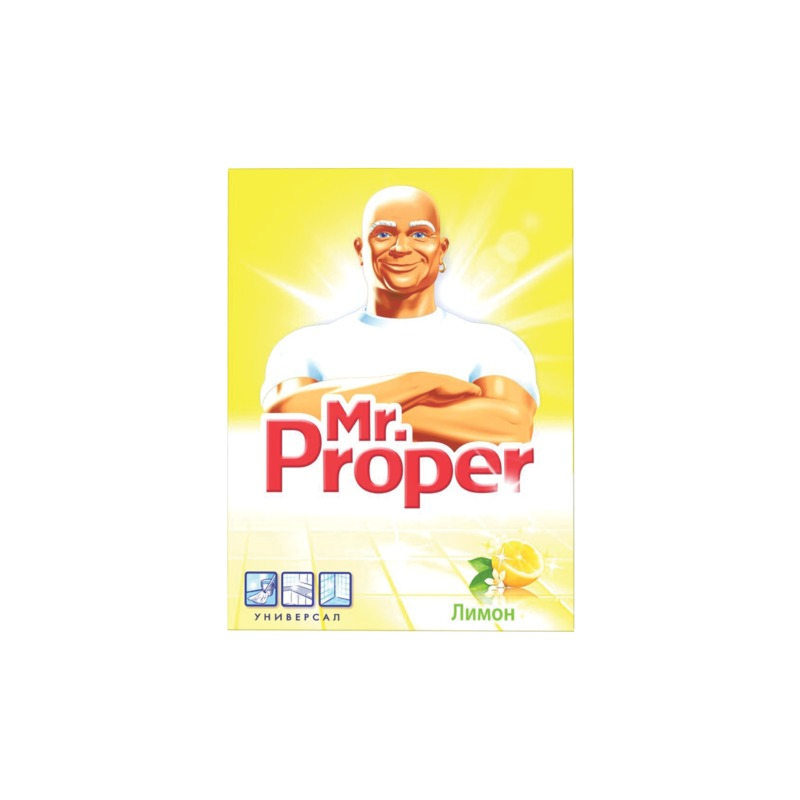 MR. PROPER Чистящее средство 400 г, MR.PROPER (Мистер Пропер) "Лимон", универсал, порошок