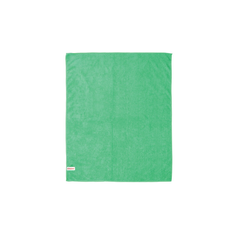 Тряпка для мытья пола, плотная микрофибра, 70х80 см, зелёная, ЛАЙМА "Стандарт", 603931
