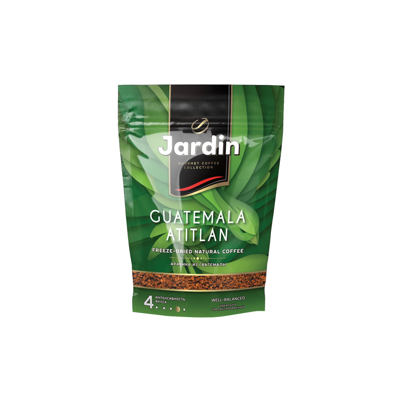 Кофе растворимый JARDIN "Guatemala Atitlan" ("Гватемала Атитлан"), сублимированный, 150 г, мягкая упаковка, 1016-14