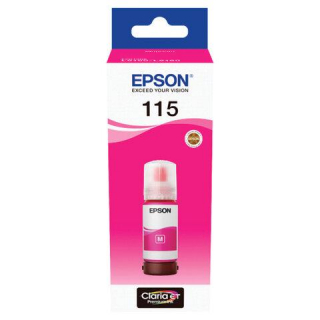 Чернила Epson 115 (C13T07D34A) для СНПЧ L8160/L8180, пурпурные, объем 70 мл, ОРИГИНАЛЬНЫЕ