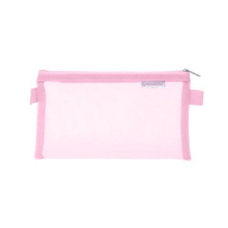 Пенал-конверт BRAUBERG сетка, 22x10 см, розовый, 272238