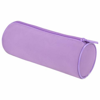 Пенал-тубус BRAUBERG с эффектом Soft Touch, мягкий, Pastel purple, 272301
