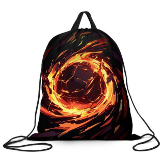 Мешок для обуви BRAUBERG KIDS с петлей, 42х34 см, Fire split, 273436