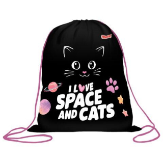 Мешок для обуви ПИФАГОР 1 отделение, 42х34 см, Dark kitten, 273419