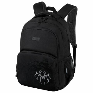 Рюкзак BRAUBERG CONCEPT универсальный, 2 отделения, светоотр. принт, Gray Spider, 45х30х18см, 273847