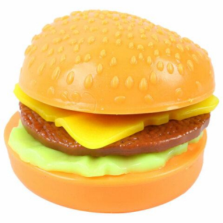 Игрушка-антистресс БУРГЕР, 7 см, дисплей, JOLLY JOT (ДЖОЛЛИ ДЖОТ), 665799
