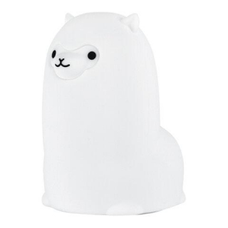 Ночник силиконовый LED Альпака 85x103x130 мм, белый свет/RGB, таймер, USB, аккумулятор 400 мАч, DASWERK 238943, 238934