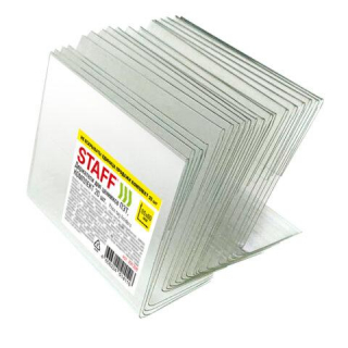 Держатели для ценников 80х60 мм, КОМПЛЕКТ 20 шт., ПЭТ, STAFF 291388