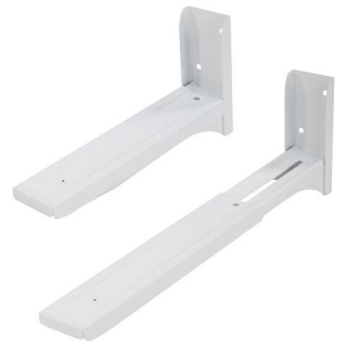 Кронштейн-крепление для СВЧ, нагрузка до 35 кг, CROMEX (КРОМЕКС) K-112, регулировка до 42 см, белый, 457879