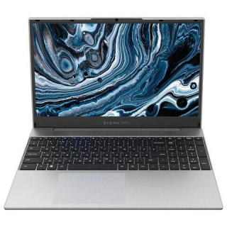 Ноутбук DIGMA Pro Breve 15.6, Ryzen 7 5700U, 16 Гб, SSD 512 Гб, Win 11 Pro, серебристый, DN15R7-ADXW01