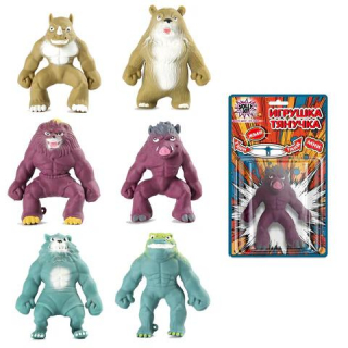 Игрушка-антистресс МОНСТРЫ, 15 см, ассорти, 6 видов, блистер, JOLLY JOT (ДЖОЛЛИ ДЖОТ), 665776