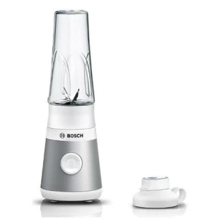 Блендер стационарный Bosch MMB2111T, 450Вт, 1 скорость, чаша 0,6л, пластик, серебрист