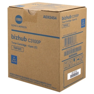 Тонер Konica Minolta bizhub C3100P синий TNP-50C
