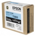 Картридж струйный Epson T5805 светло-голубой (C13T580500)