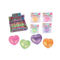 Игрушка-антистресс СТЕКЛЯННОЕ СЕРДЦЕ, 5 см, ассорти 4 цвета, дисплей, JOLLY JOT (ДЖОЛЛИ ДЖОТ), 665808