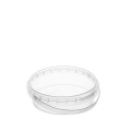 Банка с крышкой 285мл пластиковая под пресервы с контрольным замком, диаметр 122мм ВЗЛП ШК6145, 1213КП