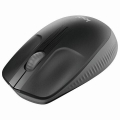 Мышь беспроводная Logitech M190, 2 кнопки 1 колесо-кнопка, оптическая, черно-серая