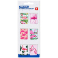 Закладки для книг МАГНИТНЫЕ, FLAMINGO, набор 6 шт., 35x25 мм, BRAUBERG 113165