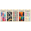 Закладки для книг МАГНИТНЫЕ, АССОРТИ 5 ДИЗАЙНОВ ABSTRACTION, 6 штук, 60x20 мм, FUNSTER (ФАНСТЕР), 116653