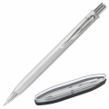 Ручка подарочная шариковая BRAUBERG Vocale, СИНЯЯ, корпус серебристый с хромированными деталями, линия письма 0,5 мм, 143490