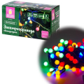 Электрогирлянда-нить комнатная Шарики 10 м, 100 LED, мультицветная 220 V, контроллер, ЗОЛОТАЯ СКАЗКА 591102