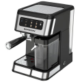 Кофеварка рожковая со встроенным капучинатором BRASSON CM-1830, 4 напитка, дисплей, 1,6 л, 1250 Вт, 20 бар, 457885