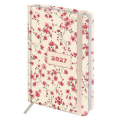 Ежедневник датированный 2027 с резинкой 145х203 мм, А5, BRAUBERG твердый, Flower pattern, 117831